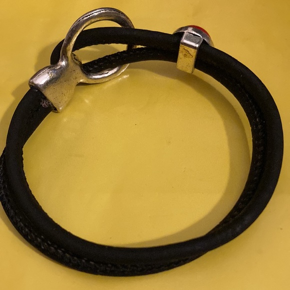 Handmade Cork Bracelets with Red Charm and hook to fasten - Picture 3 of 4